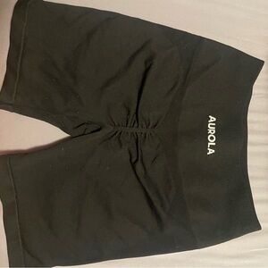 Black aurola Biker Shorts 4 inch inseam